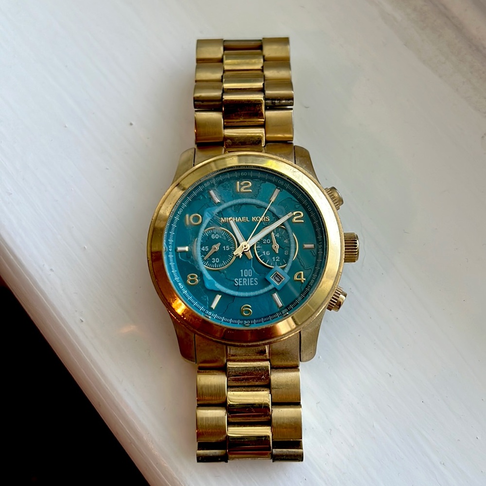 Michael Kors Unisex Watch Hunger Stop Gold Watch